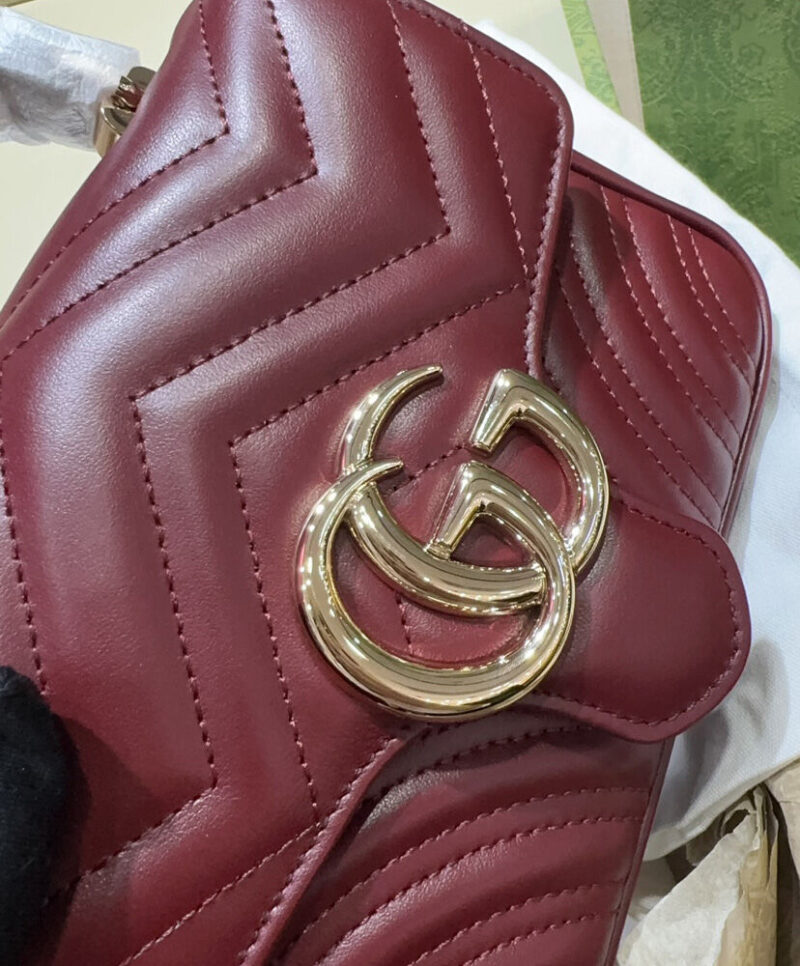 Gucci GG Marmont Mini Top Handle Bag 811238